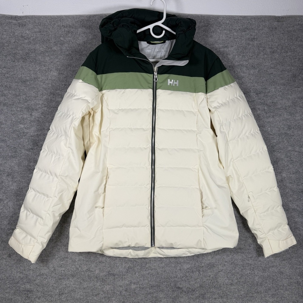 Helly Hansen Size-XL Womens Imperial Puffy Jacket Recco Insulated Hooded Outdoor